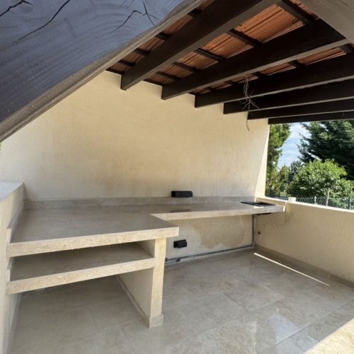 Ravalement de façade - Rénovation de terrasse et Cuisine été - Chantier à Rombas 57120